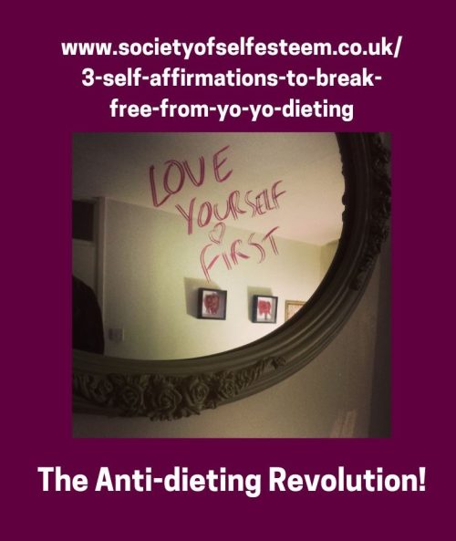 self affirmations to break free from yo-yo dieting